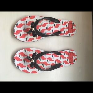Kate Spade flip flops. Only worn once!